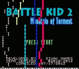 [Scrolling Pitch Display used with Battle Kid 2 Demo]